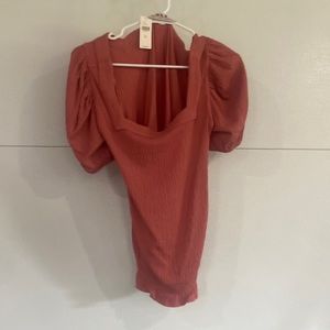 Dolan square neck blouse